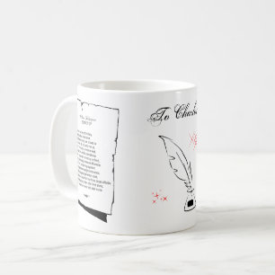 Shakespeare Sonnet 105 Coffee Mug