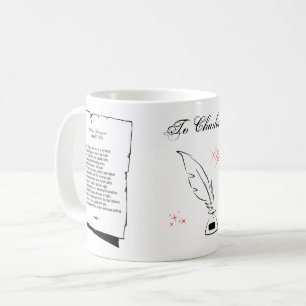 Shakespeare Sonnet 113 Coffee Mug