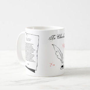 Shakespeare Sonnet 127 Coffee Mug