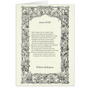 Shakespeare Sonnet # 18