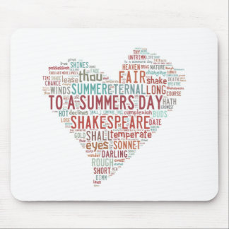Shakespeare Sonnet 18 Mouse Mat