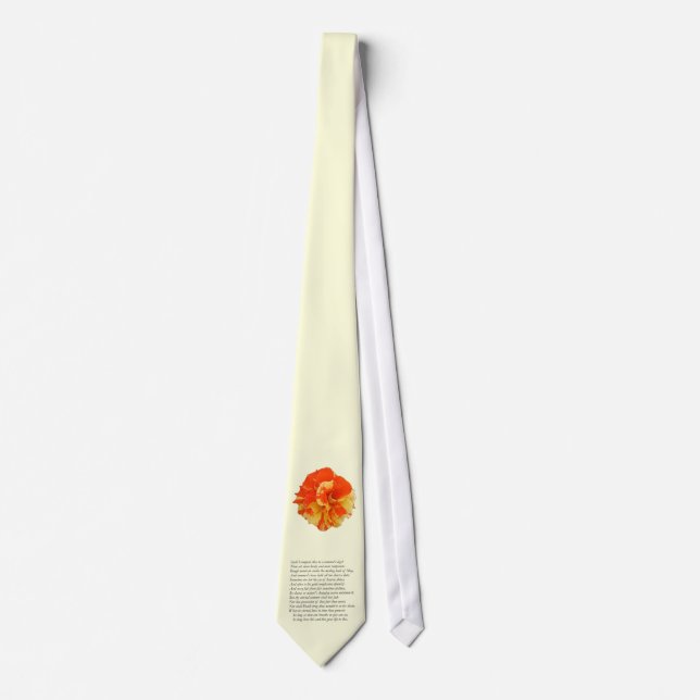 Shakespeare Sonnet # 18 Tie (Front)