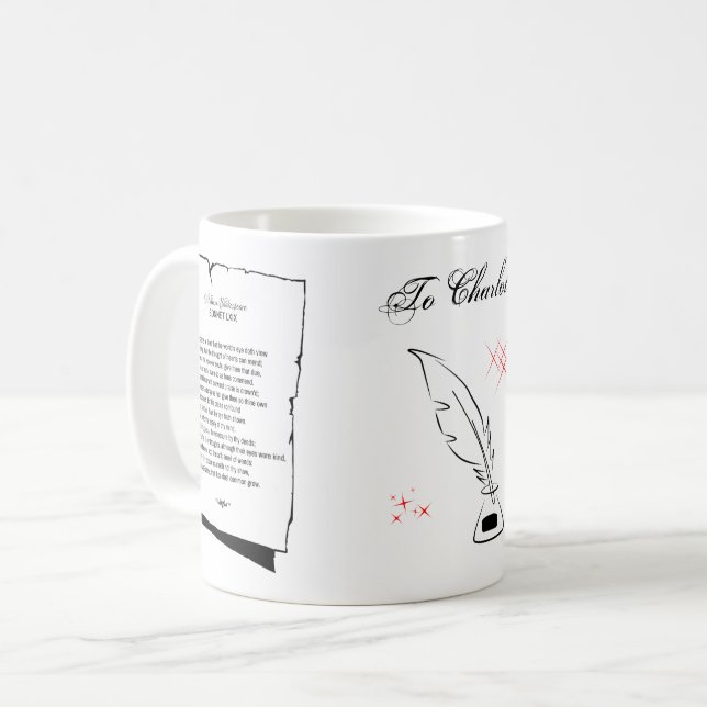 Shakespeare Sonnet 69 Coffee Mug (Front Left)