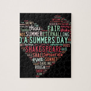 Shakespeare Sonnet Jigsaw Puzzle