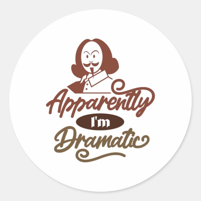 Shakespeare Stickers - Drama Theatre Stickers (Front)