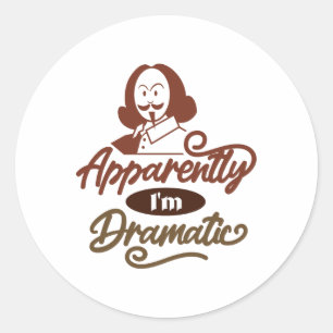 Shakespeare Stickers - Drama Theatre Stickers