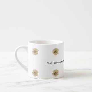 Shakespeare Summer Quote Decor For Home Espresso Cup