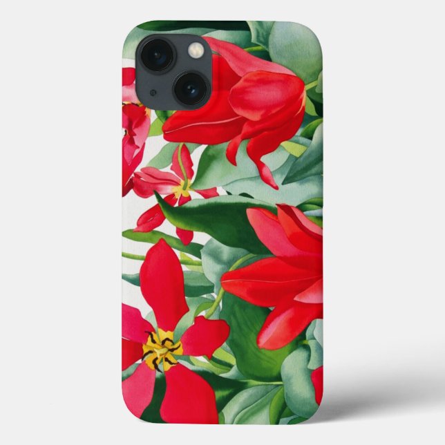 Shakespeare Tulips Case-Mate iPhone Case (Back)