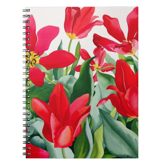 Shakespeare Tulips Notebook (Front)
