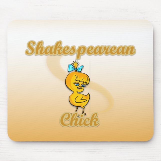 Shakespearean Chick Mouse Mat (Front)