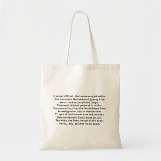 Shakespearean Hokey Pokey Tote Bag