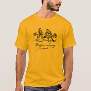 Shakespearean Insult T-Shirt - "Flax-Wench"