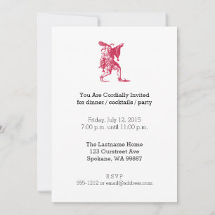 Shakespearean Jester Invitation