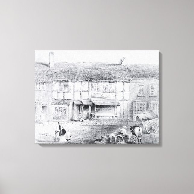 Shakespeare's Birthplace Canvas Print (Front)