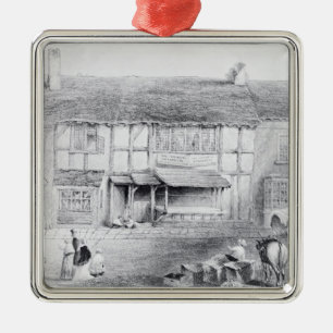 Shakespeare's Birthplace Metal Tree Decoration