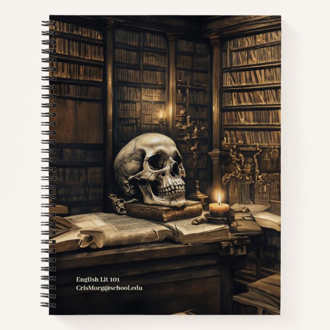 Shakespeare's Library: English Notebook (Front)