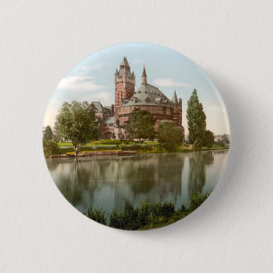 Shakespeare's Memorial Theatre, Stratford-on-Avon 6 Cm Round Badge