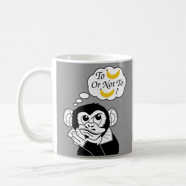 Shakespeare's Monkey Coffee Mug (Left)