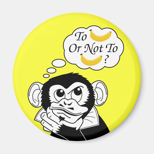 Shakespeare's Monkey Magnet (Front)