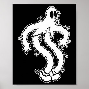 Shakey Koko The Clown Ghost Cute Ghost Halloween S Poster