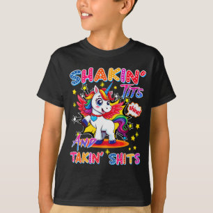 Shakin' And Takin S Funny Unicorn Dirty Adult Humo T-Shirt