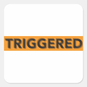 Shaking Triggered Square Sticker