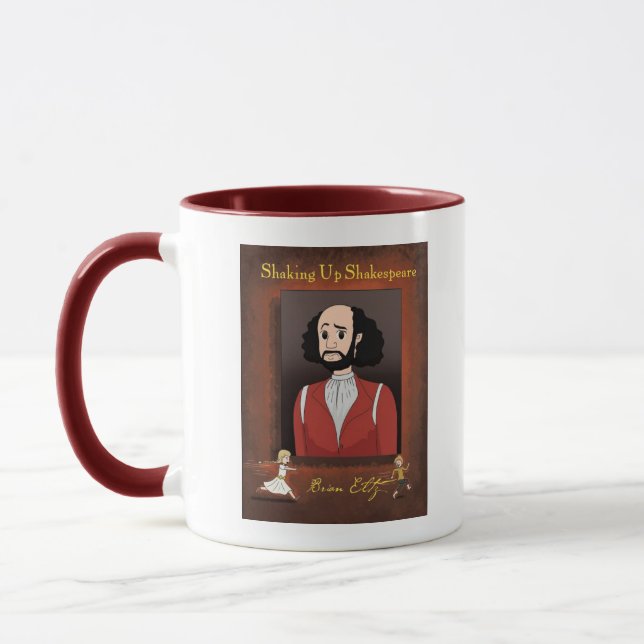 Shaking Up Shakespeare Mug (Left)