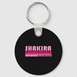 Shakira Name Personalised Retro Vintage 80s 90s Bi Key Ring