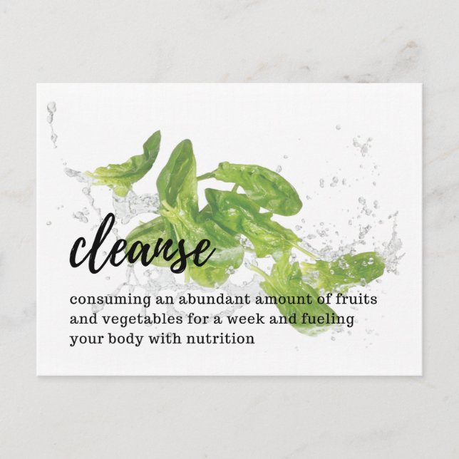 Shaklee Cleanse Postcard (Front)