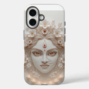 Shakti Within – Minimal Devi Illustration iPhone 16 Case