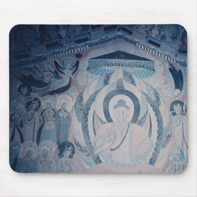 Shakyamuni Buddha preaching Mouse Mat (Front)