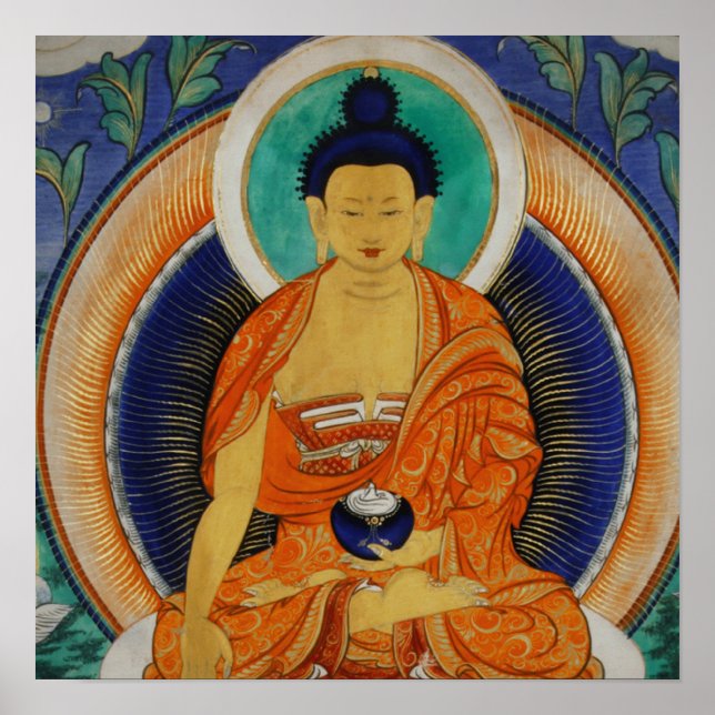 Shakyamuni Thangka Poster (Front)