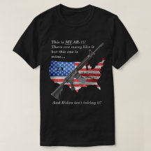 Shall Not Be Infringed American Flag My AR15 DK