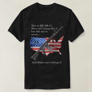Shall Not Be Infringed American Flag My AR15 DK T-Shirt