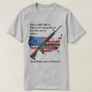 Shall Not Be Infringed American Flag My AR15 T-Shirt