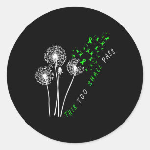 Shall P Mental Health Problems Mental Health Aware Classic Round Sticker