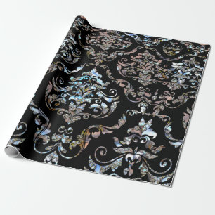 Shalliveye III Baroque Damask Elegance Wrapping Paper
