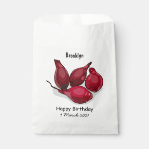 Shallot cartoon illustration favour bags