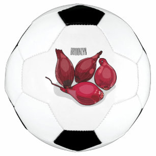 Shallot cartoon illustration football