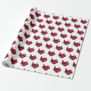 Shallot cartoon illustration wrapping paper