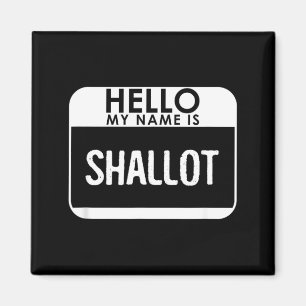 Shallot Costume Shirt Funny Easy Halloween Outfit Magnet