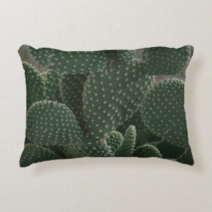 SHALLOW FOCUS PHOTOGRAPHY OF CACTUS DECORATIVE CUSHION