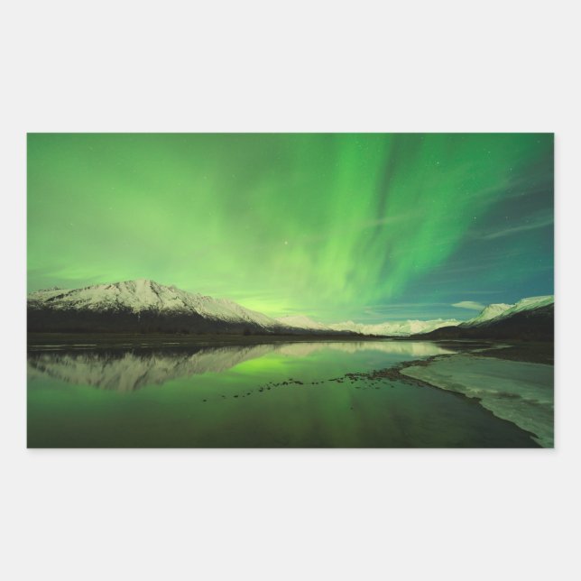 Shallows Aurora Rectangular Sticker (Front)