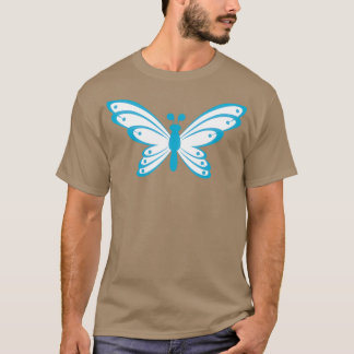 Shallowtail blue butterfly T-Shirt