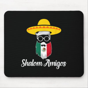 Shalom Amigos - Jewish Mexican Hanukkah Cinco De M Mouse Mat