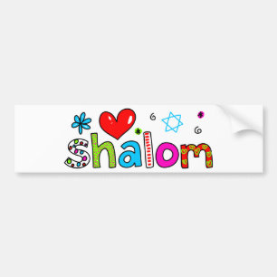 Shalom Bumper Sticker