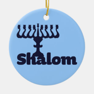 Shalom Ceramic Tree Decoration