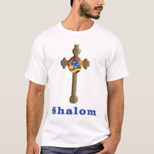 Shalom christian cross T-Shirt