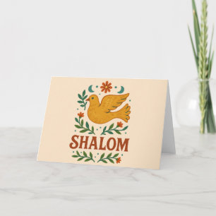 Shalom Dove Peace Earth Card