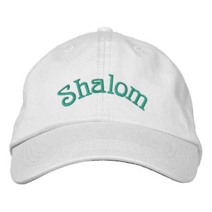 Shalom Embroidered Hat